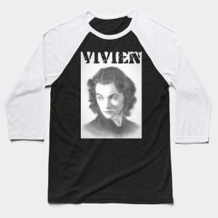 Vivien Leigh Baseball T-Shirt